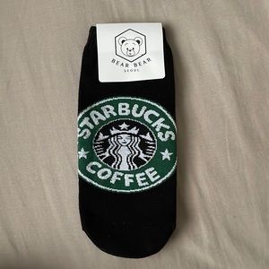 Black starbucks socks